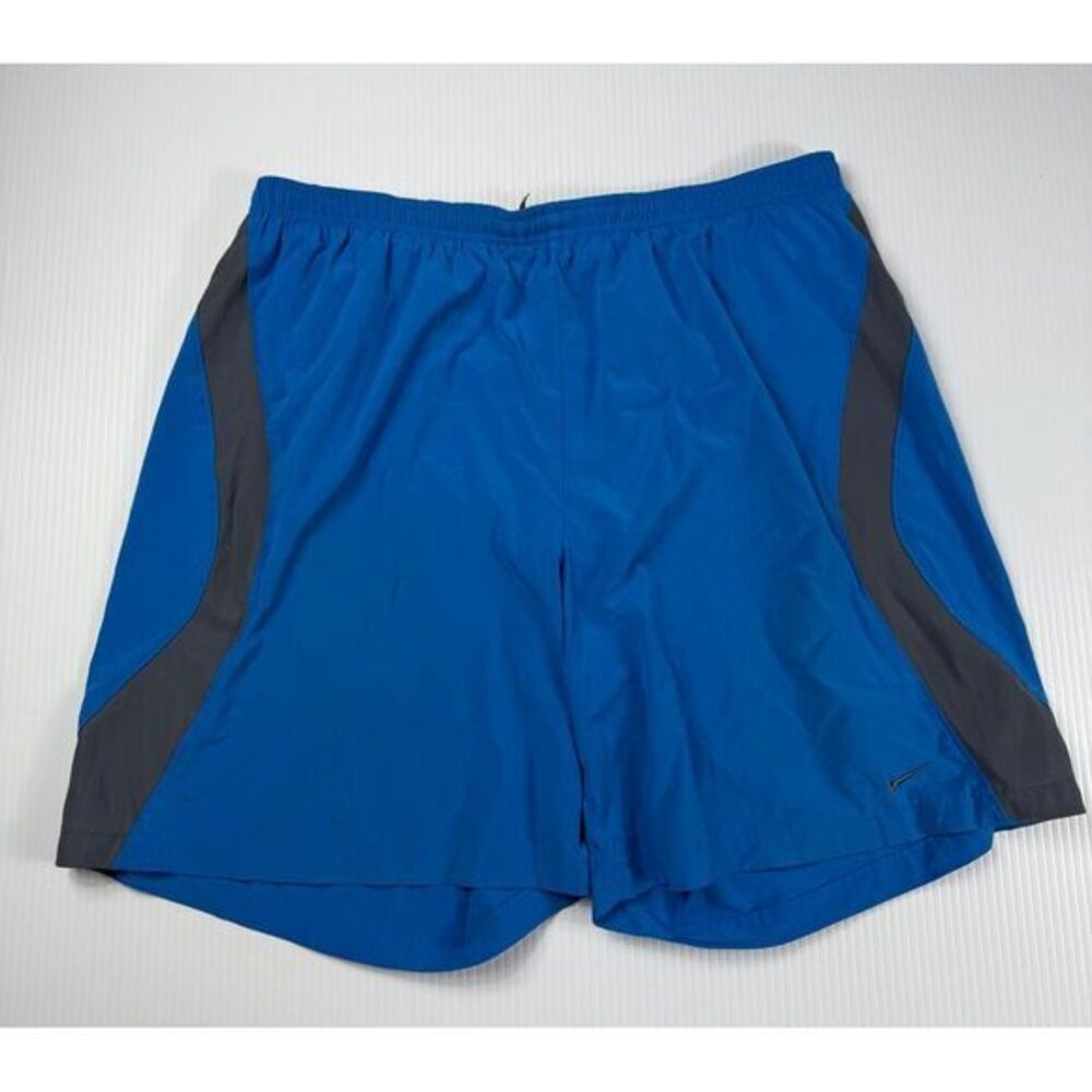 Nike Dri-FIT Men's Athletic Running Shorts Blue Training Workout L